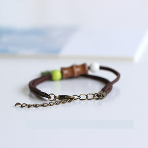 Handmade Unique Cute Panda Ceramic Bracelet