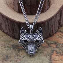 Beautiful Wolf Head Necklace