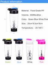 600ml Tornado Smart Electric Protein Shaker Mixer