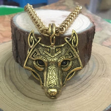 Beautiful Wolf Head Necklace