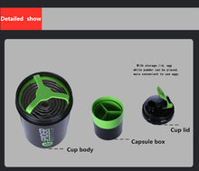 Creative Protein Powder Shake Bottle