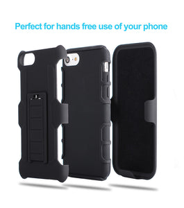 Badass Shockproof Stand Armor Case For iPhone