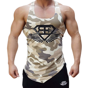 Camouflage Tank Top Stringer