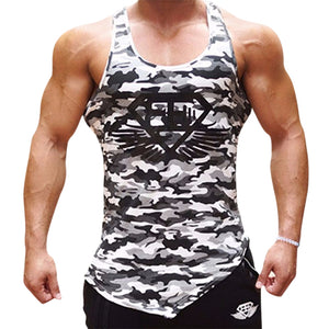 Camouflage Tank Top Stringer